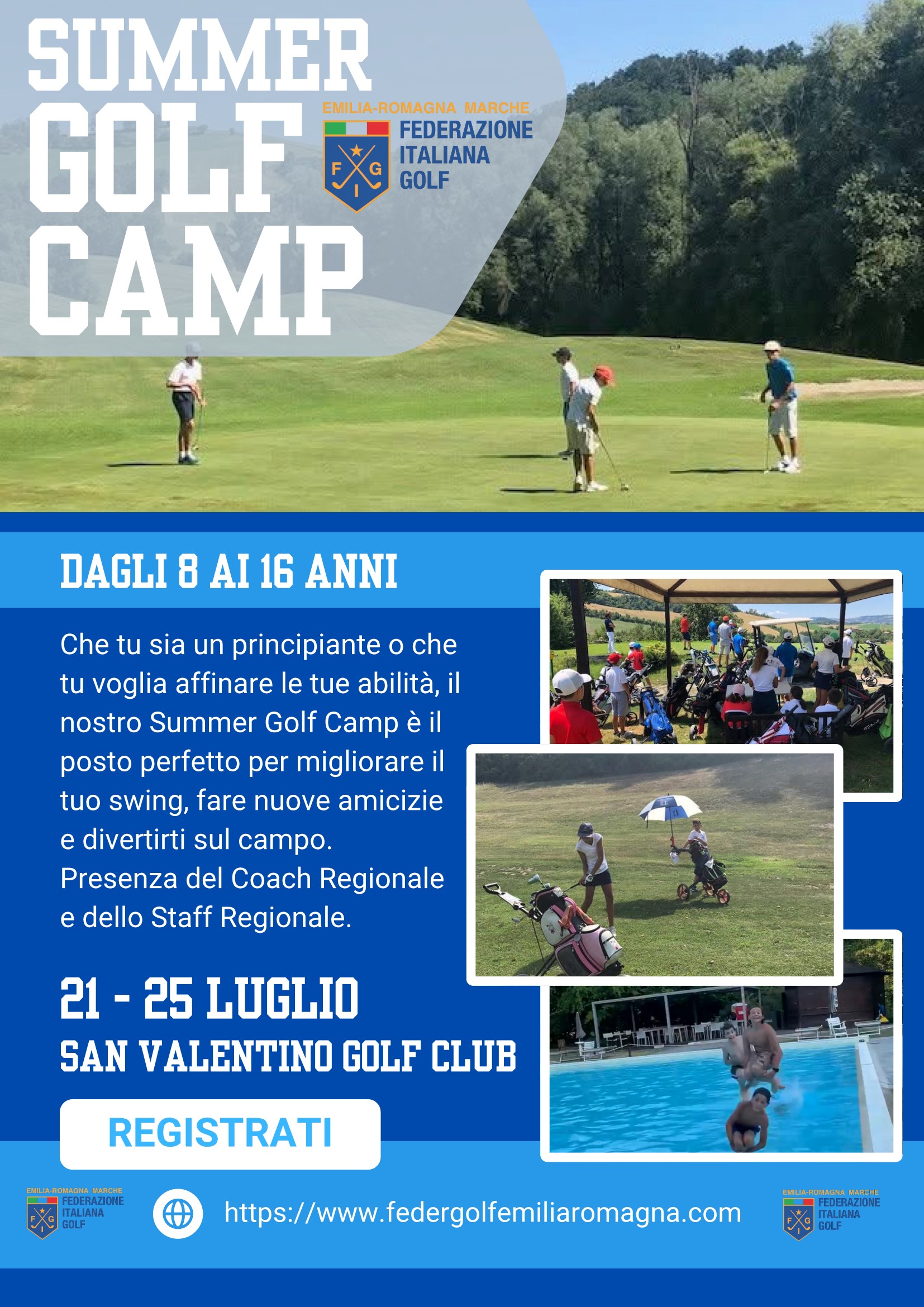 LOCANDINA SUMMER GOLF CAMP Page 1