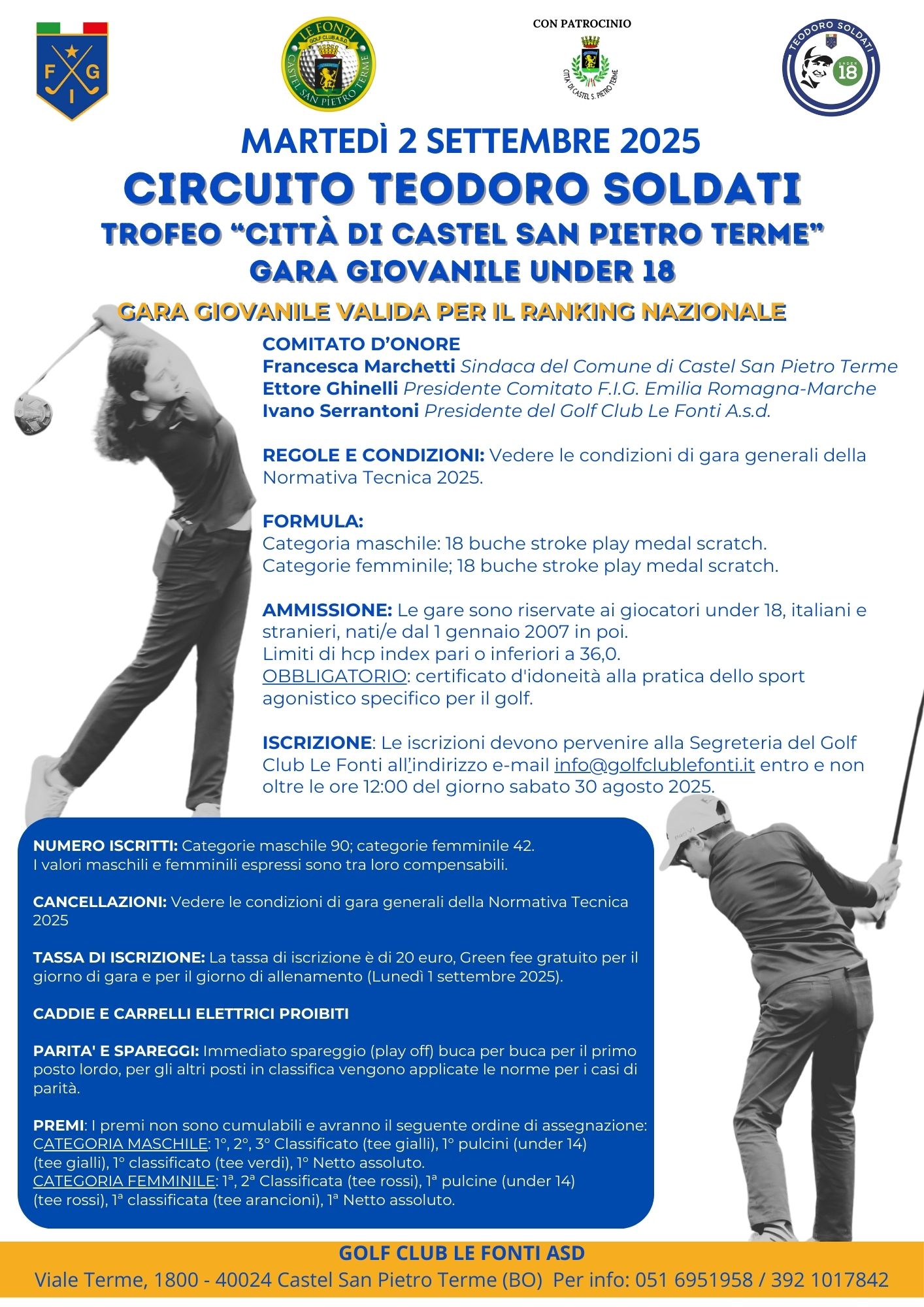 CIRCUITO TEODORO SOLDATI - GOLF CLUB LE FONTI A.S.D.